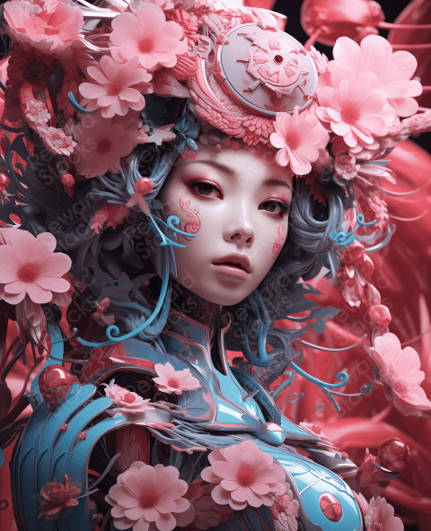 Cherry blossom girl