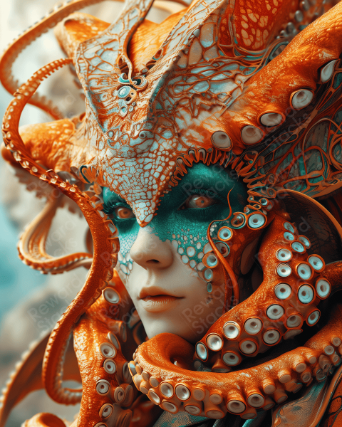 Octopus psychedelic female