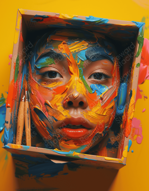 a box of painter illusion