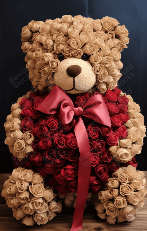 Flowery Teddy bear