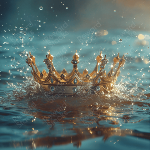 Crown in water