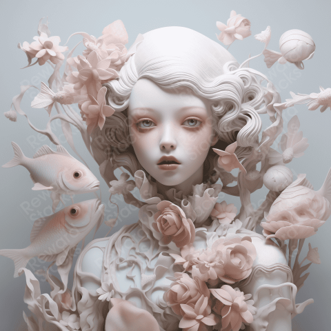 White Girl in Flowers