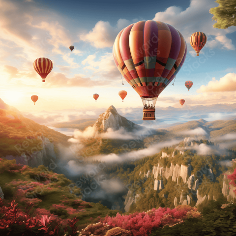 Magical balloon ride