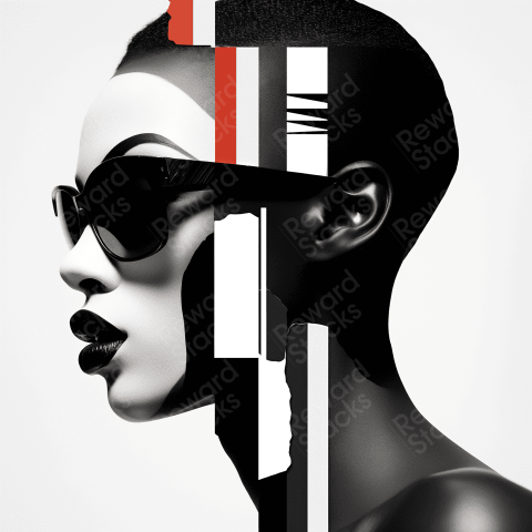 Ebony Model Fashion Art