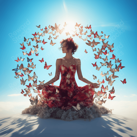 Meditating mood