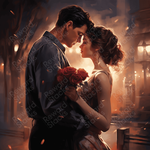 Romantic couple